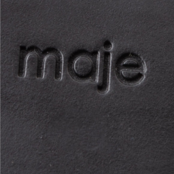 Maje Black Leather Knee-High Boots size 39 - Picture 5 of 7